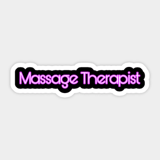 Massage Therapist Sticker